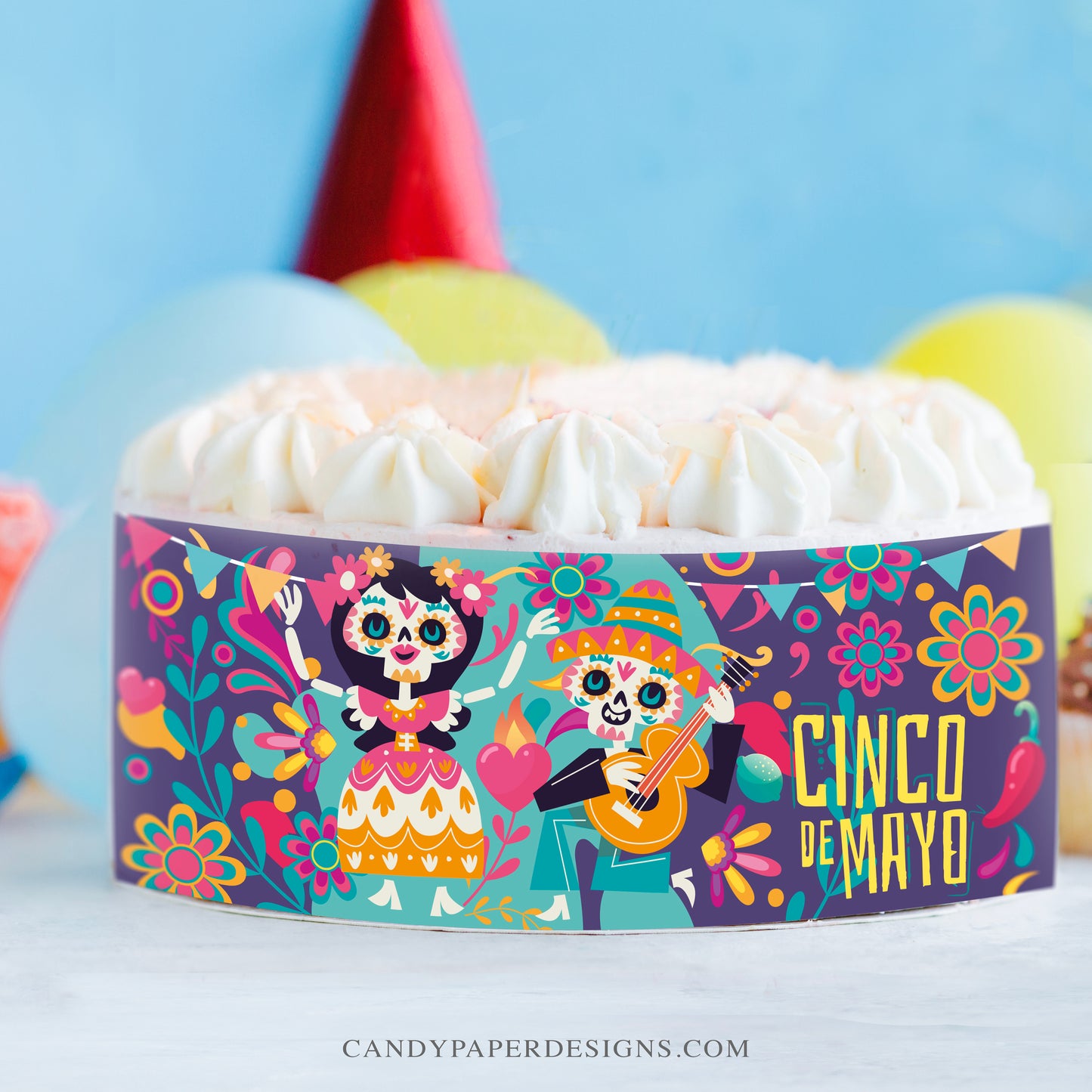 Cinco de Mayo - Edible Cake Topper