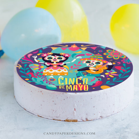 Cinco de Mayo - Edible Cake Topper