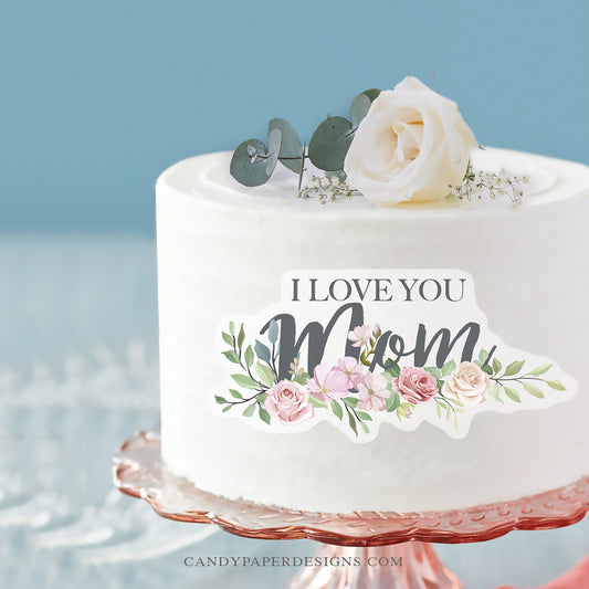 Flowers Mother's Day - Edible Topper