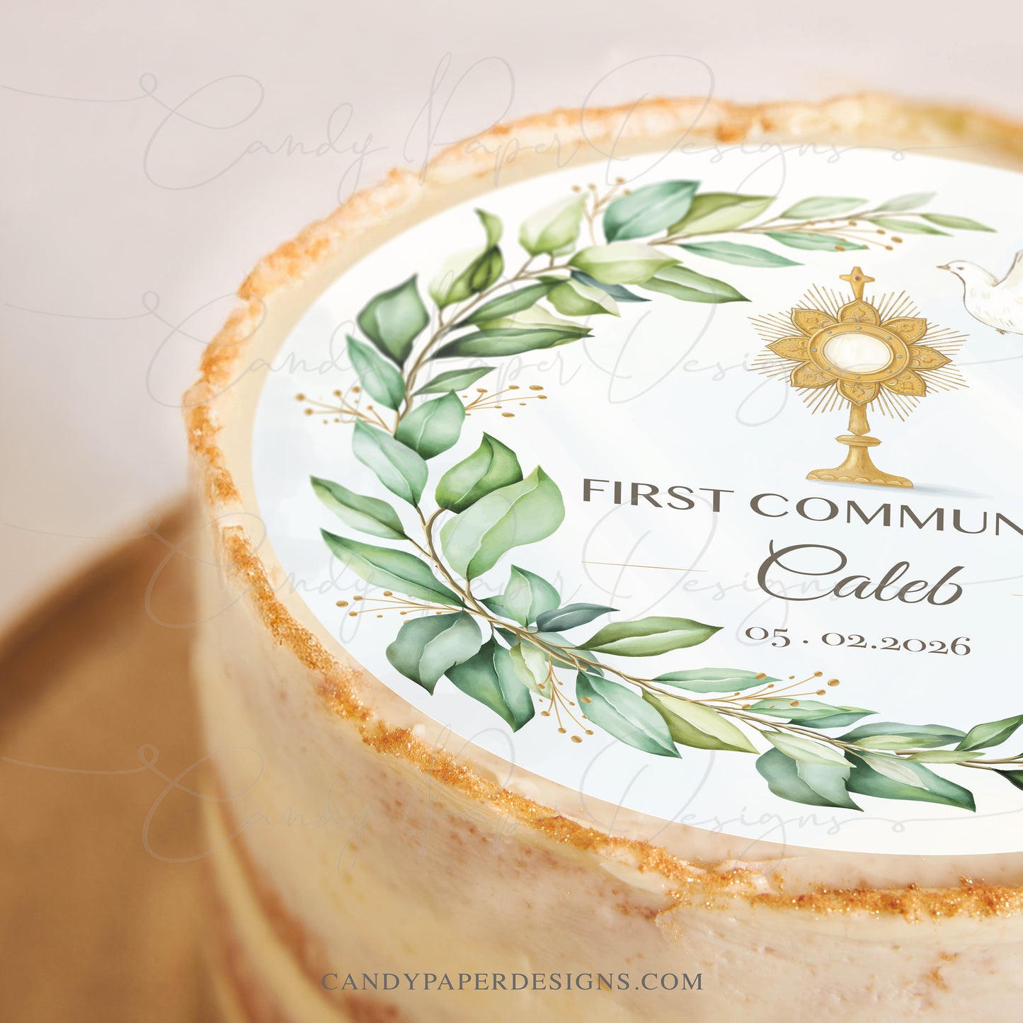 First Holy Communion Cake Topper