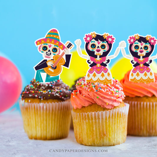 Cinco de Mayo - Edible Cupcake Topper