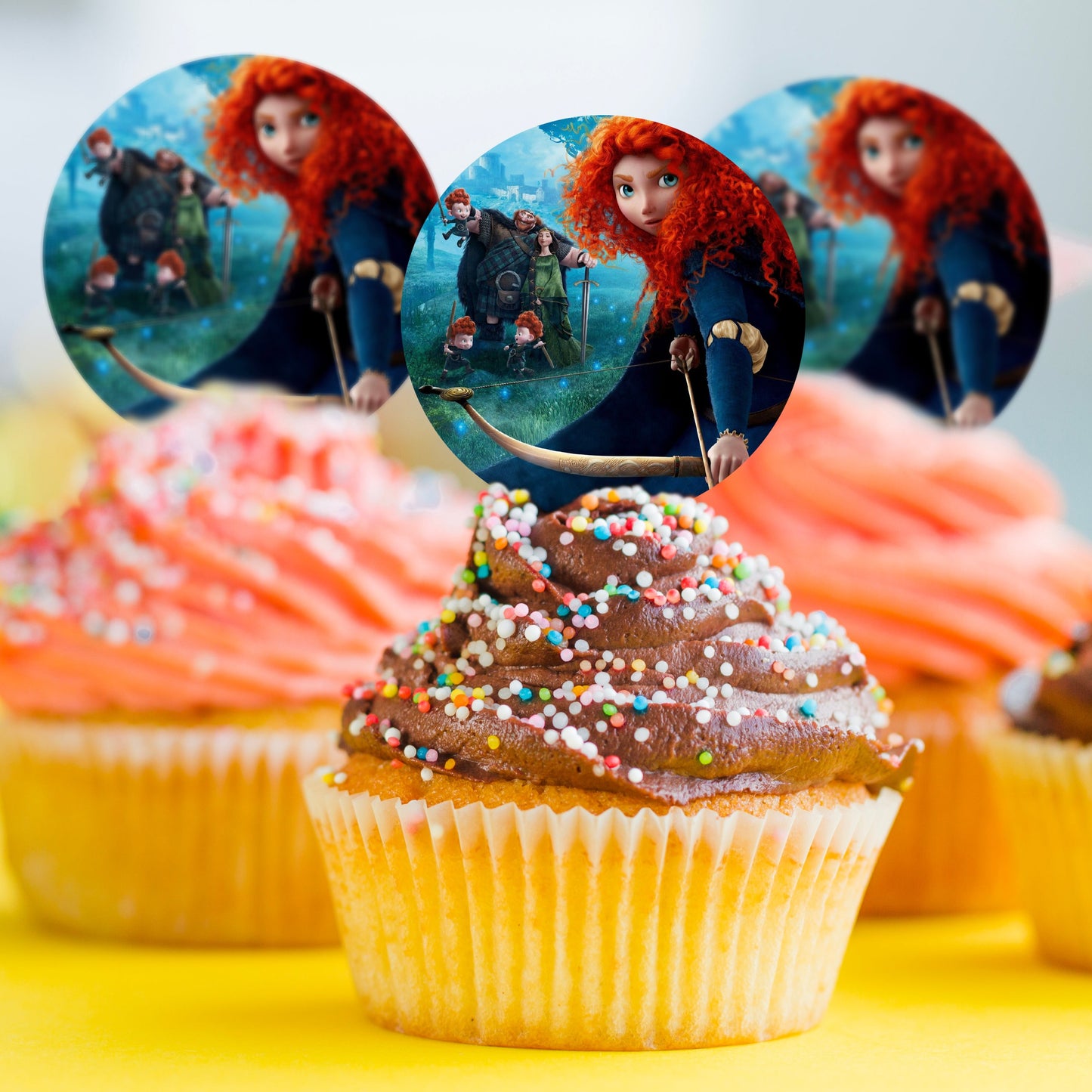 Brave Princess Merida- Edible Cake Topper