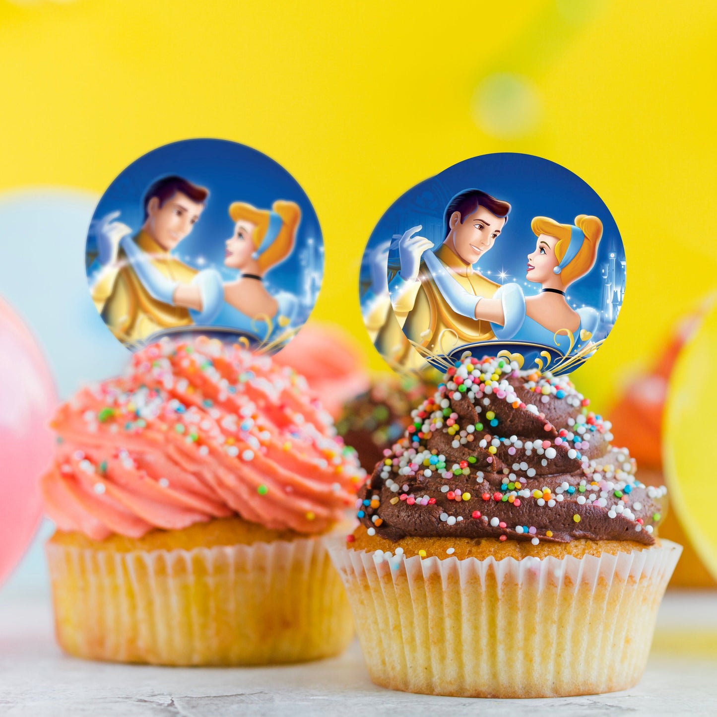 Cinderella - Edible Cake Topper