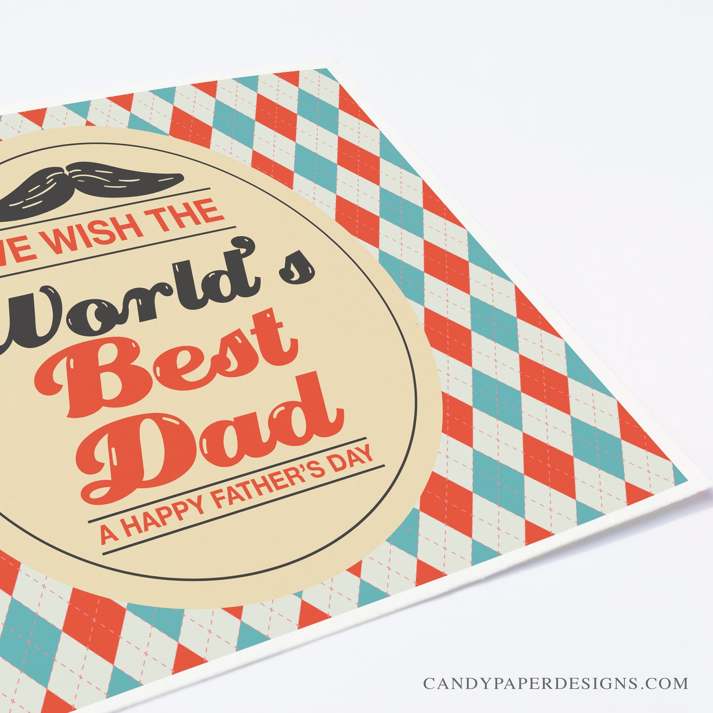 World's Best Dad Edible Cake Topper