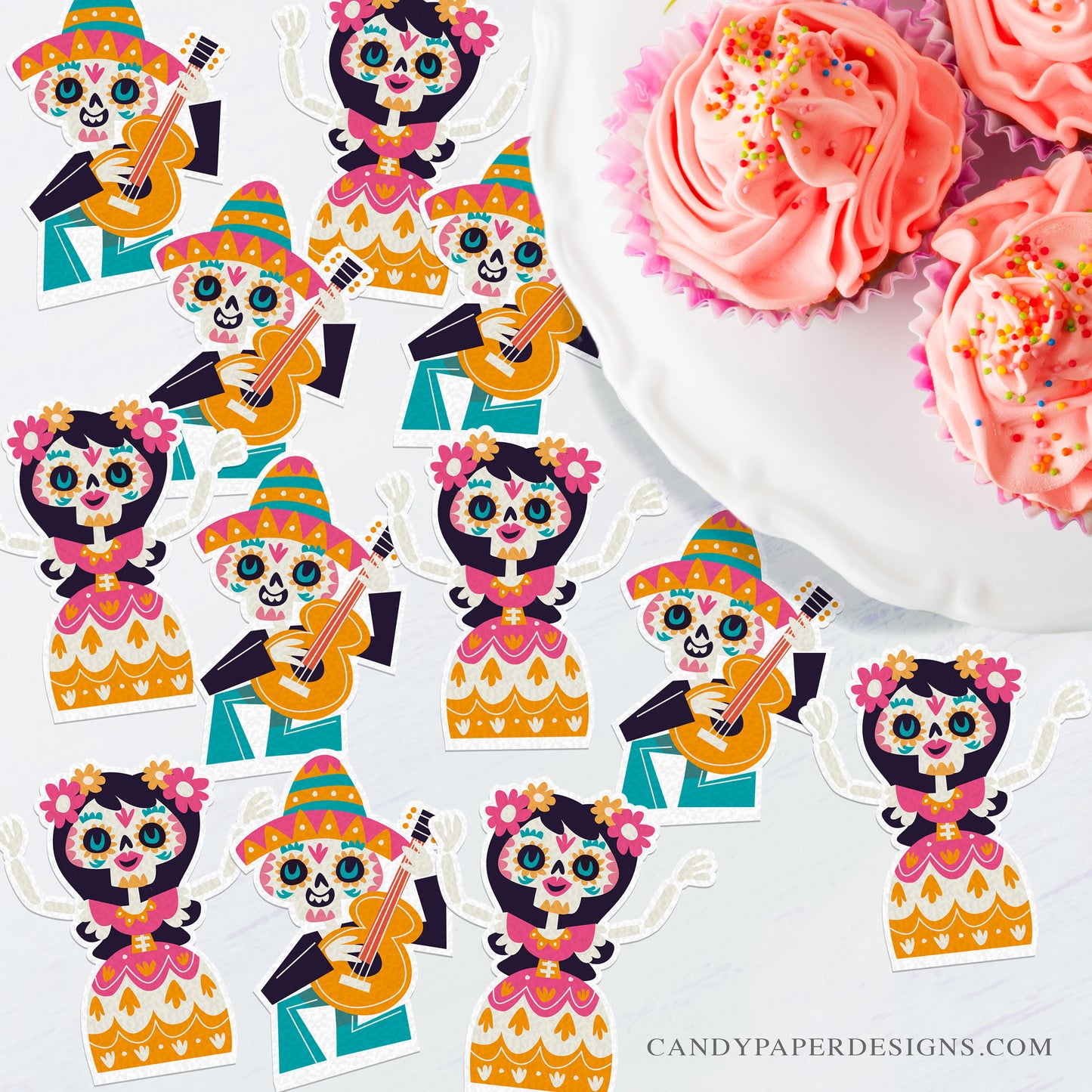 Cinco de Mayo - Edible Cupcake Topper