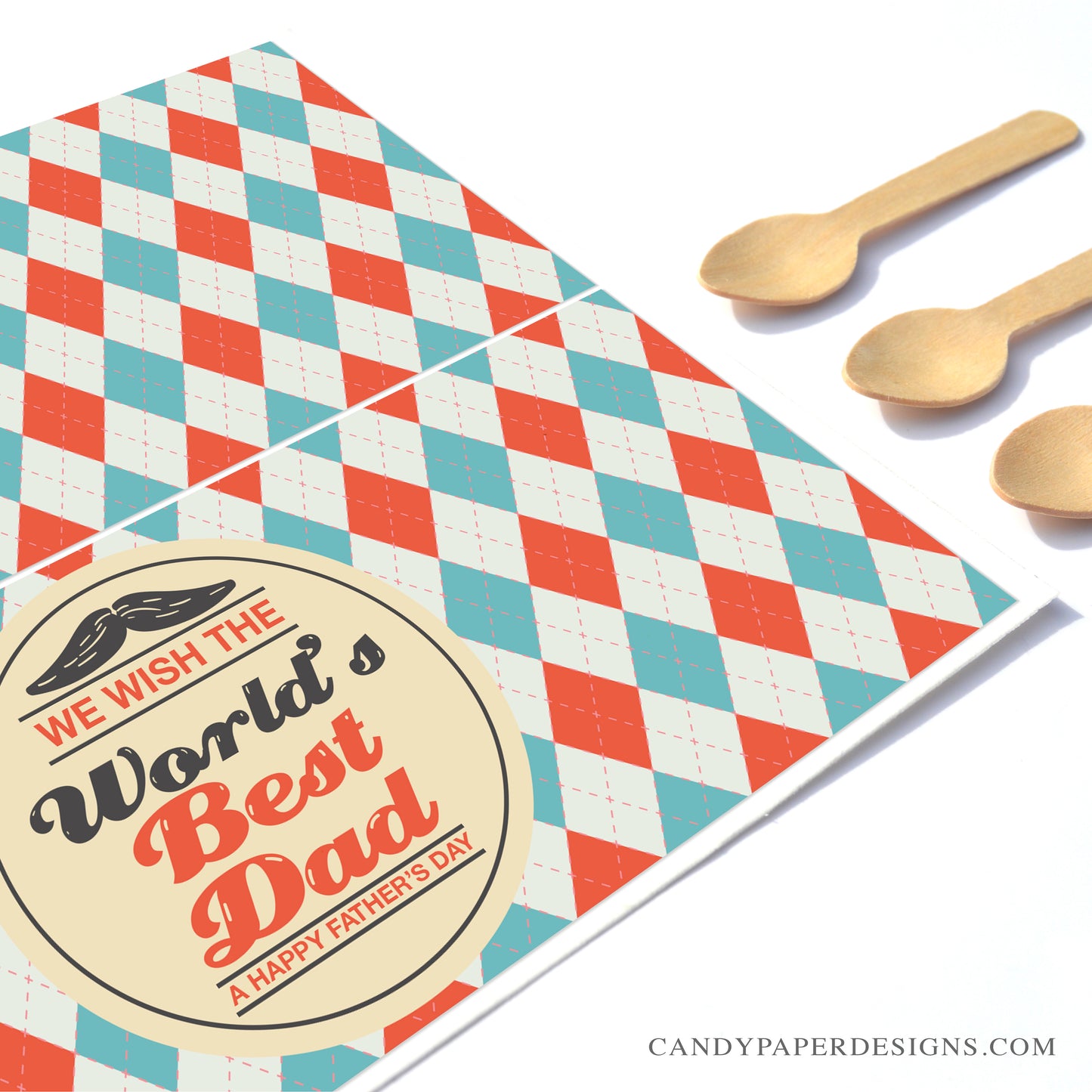 World's Best Dad Edible Cake Topper