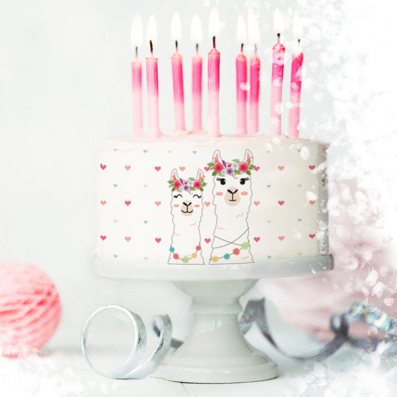 Llama - Edible Cake Topper