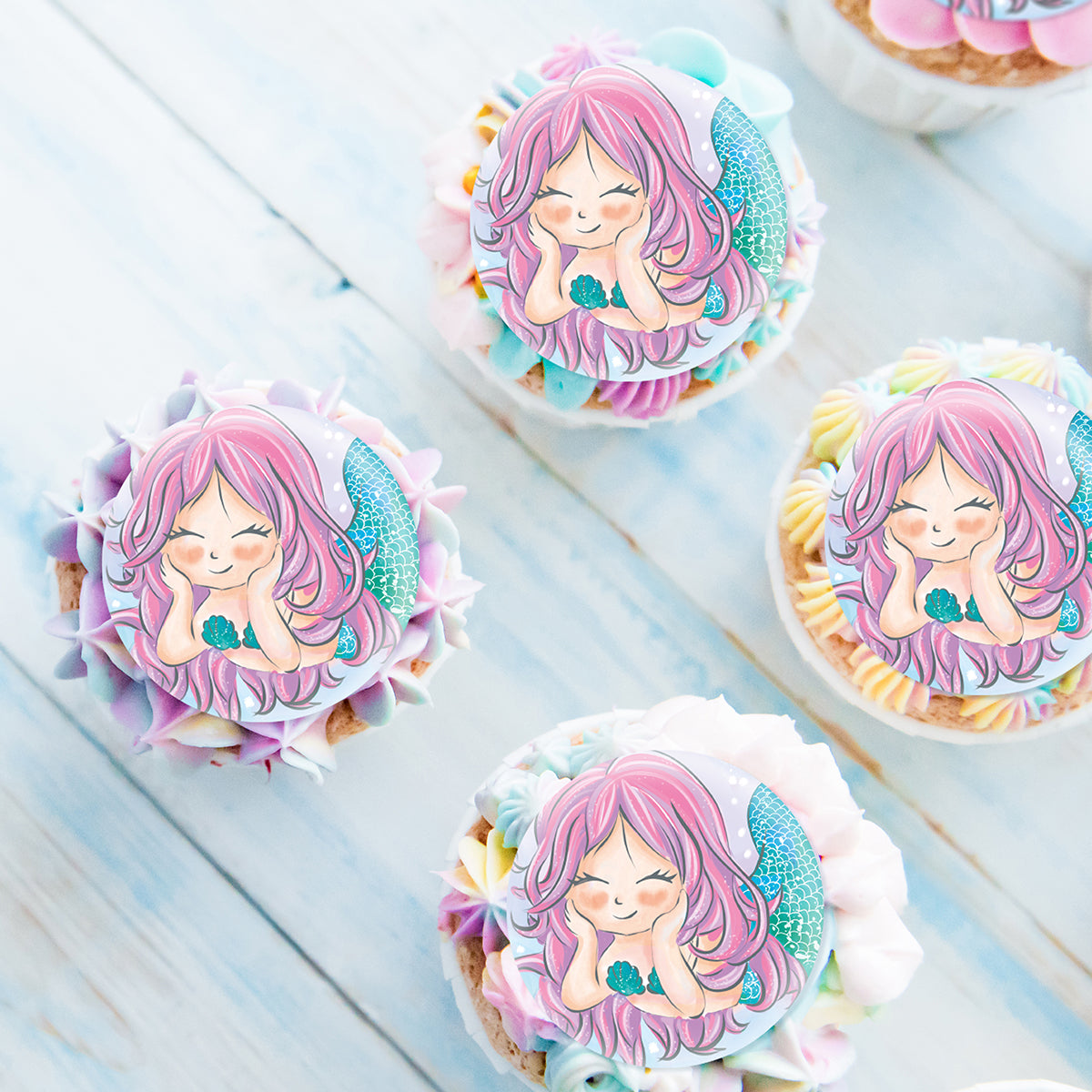 Mermaid - Edible Cake Topper