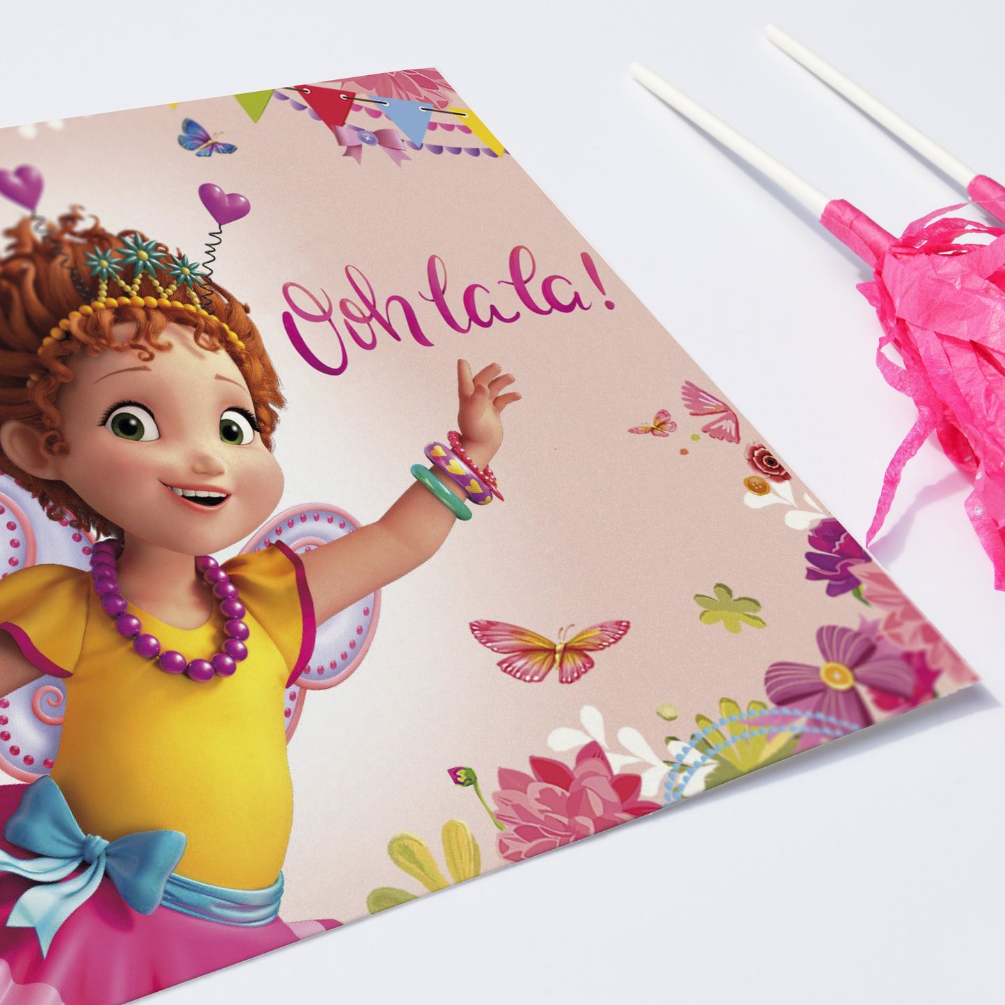 Fancy Nancy - Edible Cake Topper