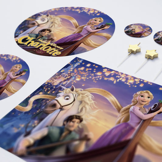 Tangled Rapunzel - Edible Cake Topper