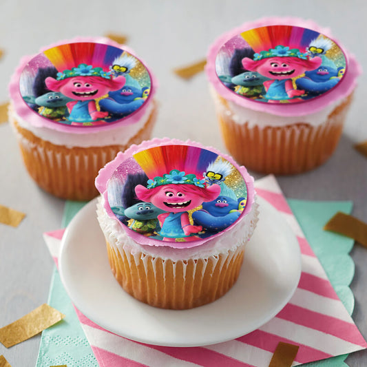 Trolls - Edible Cake Topper