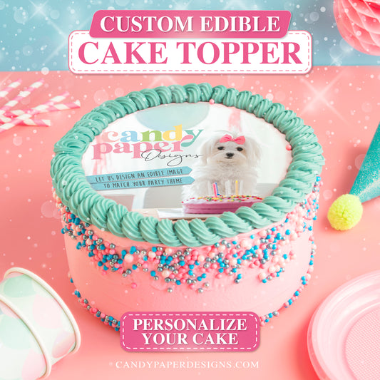 Custom Edible Cake Topper