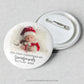 First Christmas as Grandparents Pinback Buttons