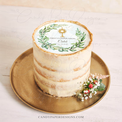 First Holy Communion Cake Topper