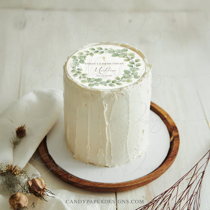 First Holy Communion Edible Cake Topper