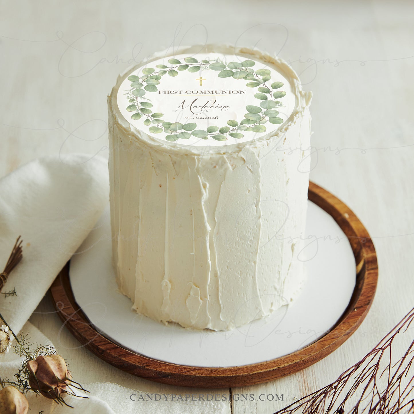 First Holy Communion Edible Cake Topper