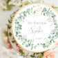 My Baptism Edible Cake Topper – Personalized Floral Christening Cake
