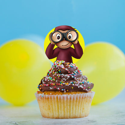Curious George Monkey - Edible Cake Topper