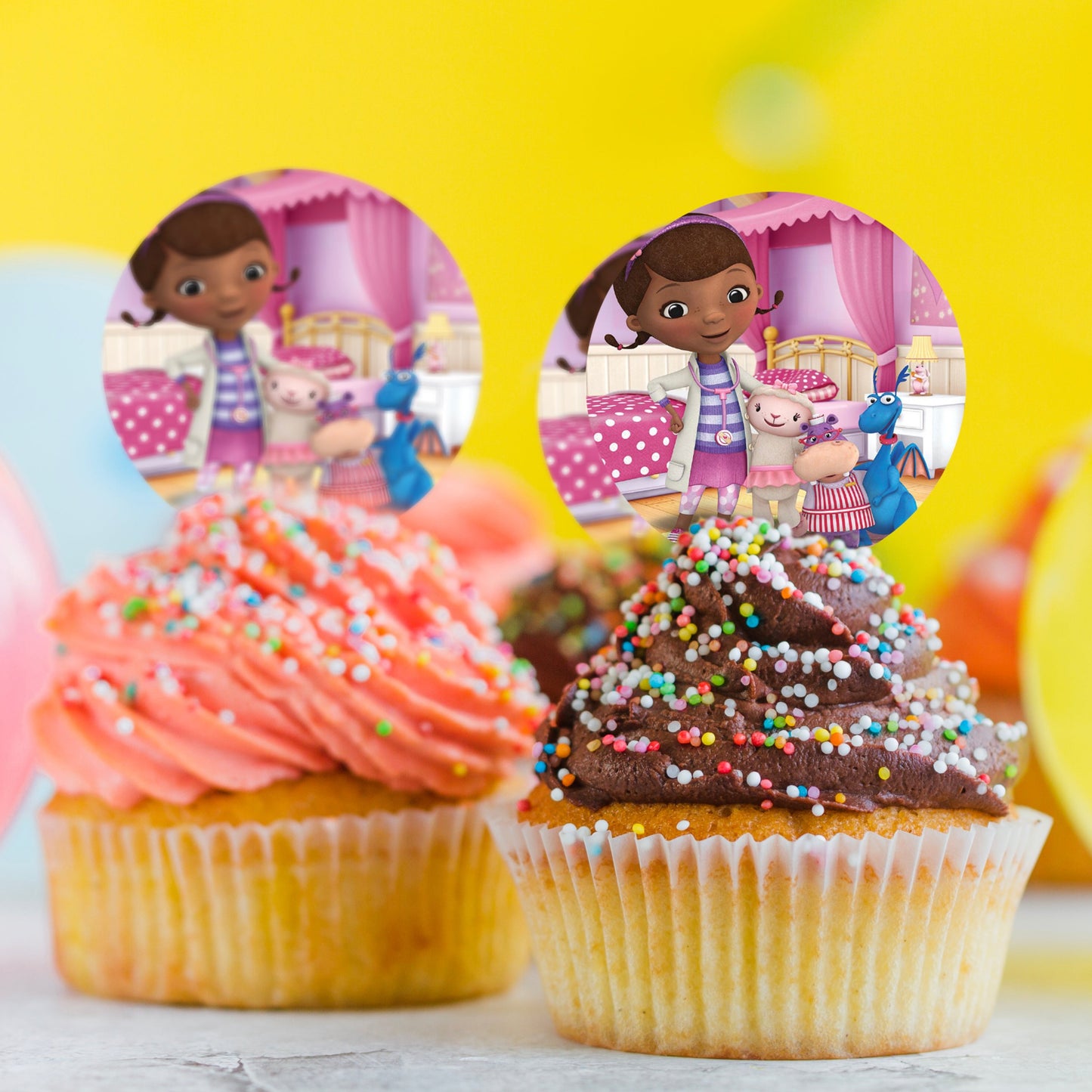 Doc McStuffins - Edible Cake Topper