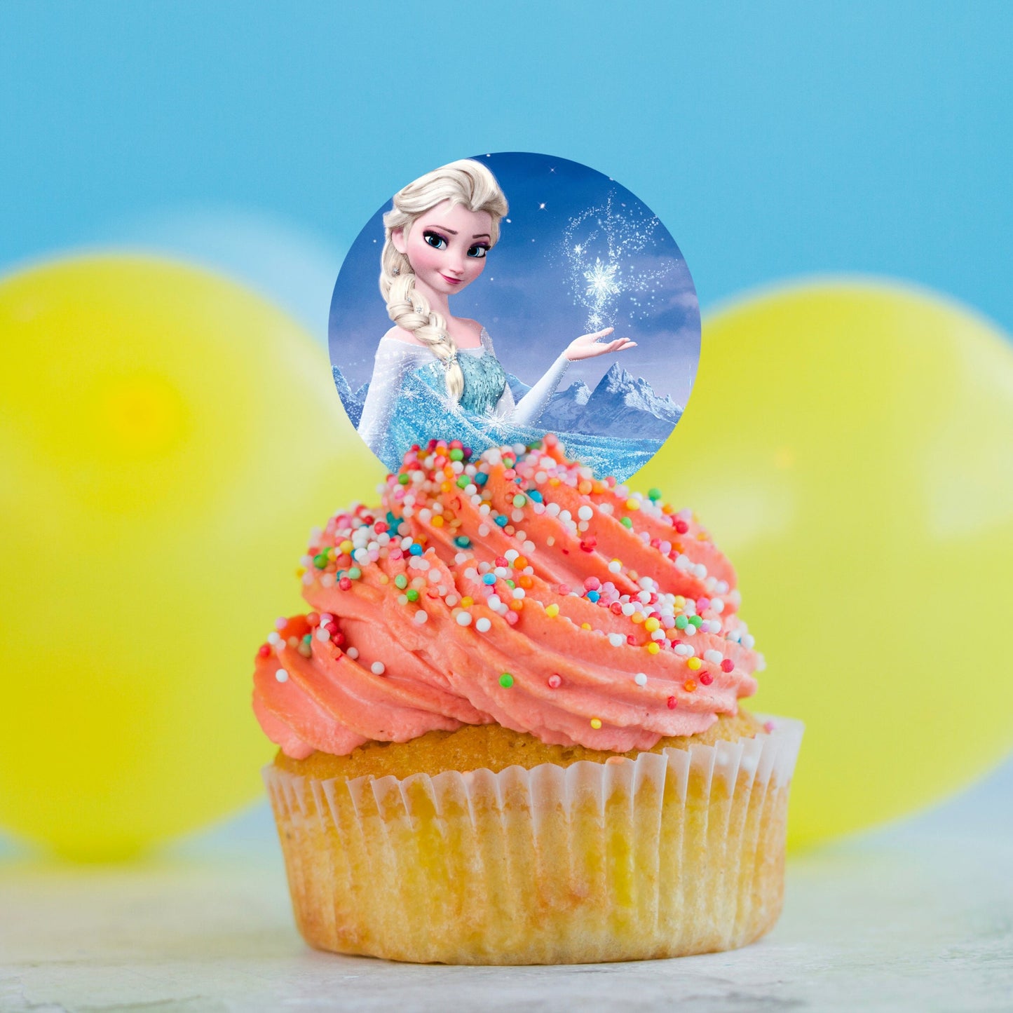 Frozen Elsa- Edible Cake Topper