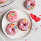 Valentine’s Day Edible Heart Toppers – 66 Precut Mini Candy Hearts