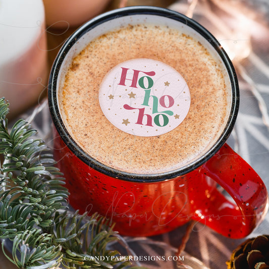 Edible Christmas Drink Toppers – HoHoHo Design