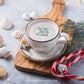 12 Edible Christmas Drink Toppers – Holly Jolly Party Decor for Hot Chocolate, Coffee & Cocktails