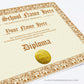 Diploma Edible Cake Topper