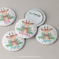 Christmas Reindeer Pinback Buttons