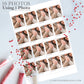 Precut Edible Polaroid Cupcake Toppers – Photo Reel Film, Frosting Sheets - 16 pcs