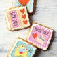 Valentine Edible Toppers - Set of 16