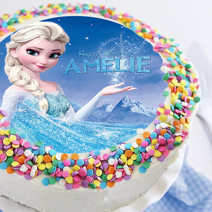 Frozen Elsa- Edible Cake Topper