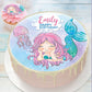 Mermaid - Edible Cake Topper