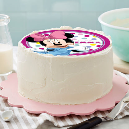 Minnie Mouse - Edible Cake Topper