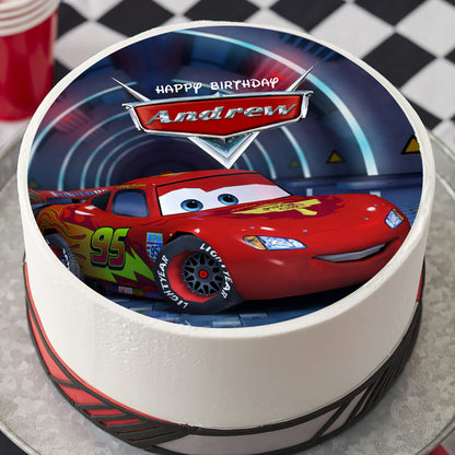 Cars Lightning McQueen - Edible Cake Topper