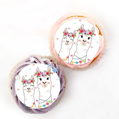 Llama - Edible Cake Topper