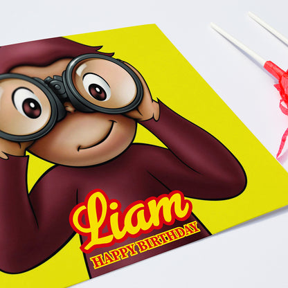Curious George Monkey - Edible Cake Topper
