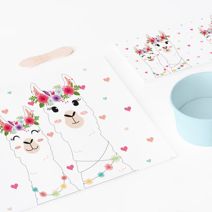 Llama - Edible Cake Topper