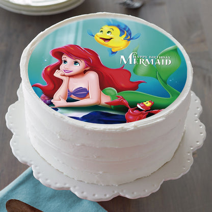 Little Mermaid - Edible Cake Topper