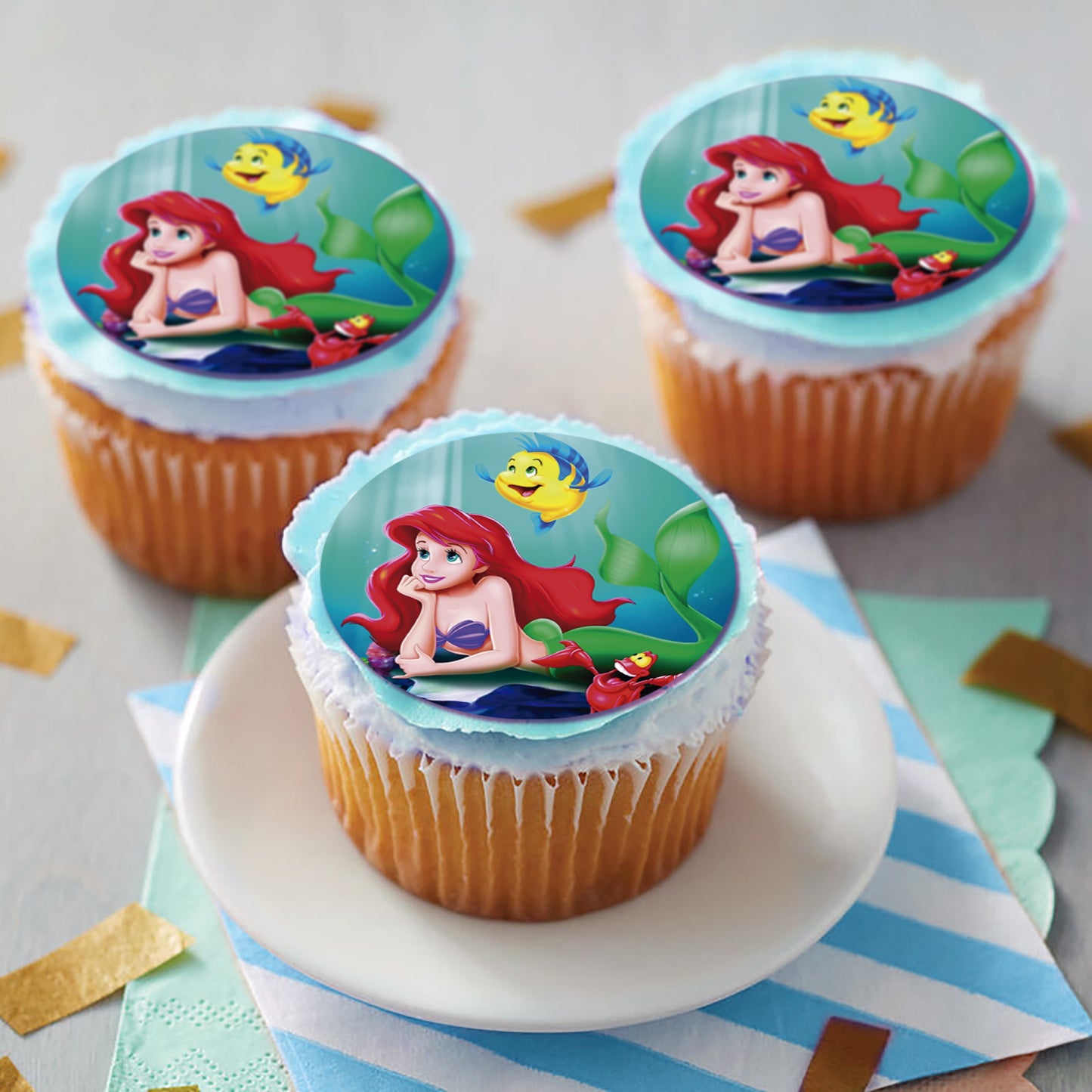 Little Mermaid - Edible Cake Topper