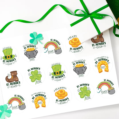 St. Patrick's Badges Edible Toppers