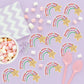 Rainbow with Star Edible Cupcake Topper